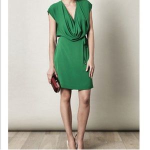 DIANE VON FURSTENBERG COWL NECK DRESS